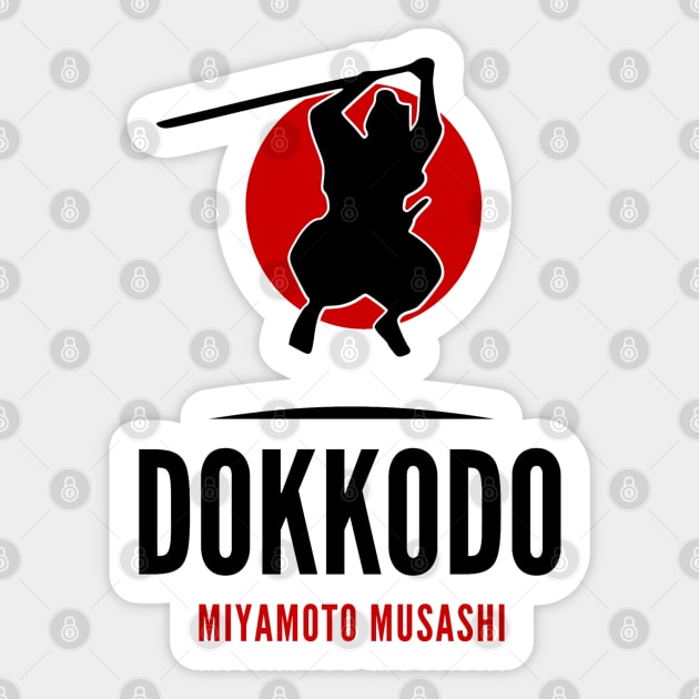 The Warrior's Code Miyamoto Musashi - Dokkodo Sticker by Rules of the mind